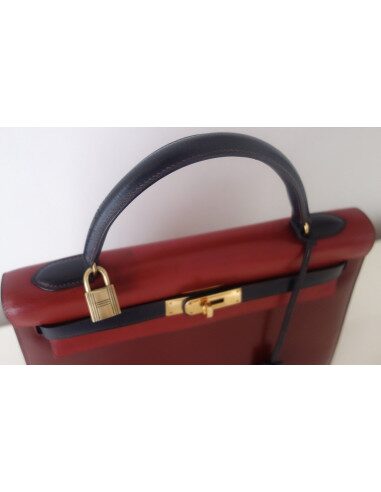 Sac Hermes Kelly 32 tricolore