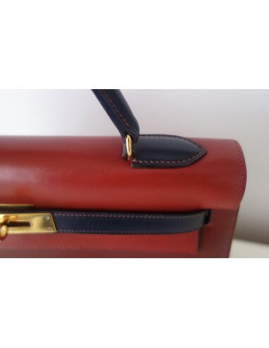 Sac Hermes Kelly 32 tricolore