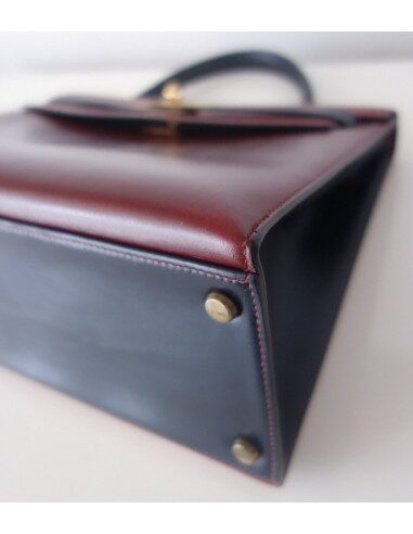 Sac Hermes Kelly 32 tricolore