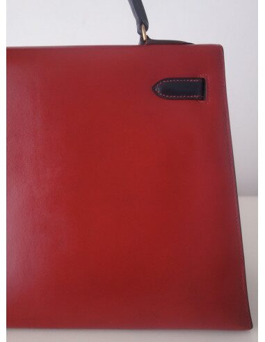 Sac Hermes Kelly 32 tricolore