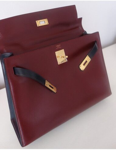 Sac Hermes Kelly 32 tricolore