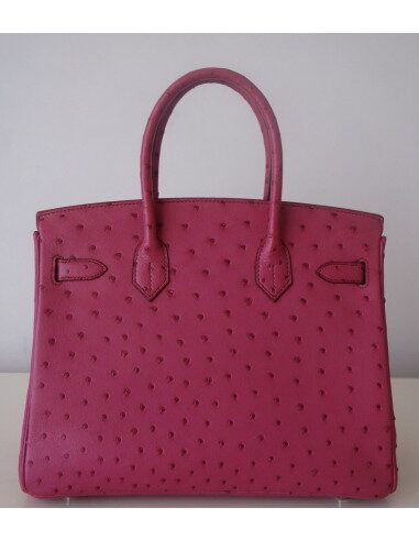 Sac Hermes Birkin 30 autruche
