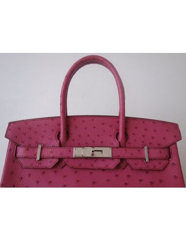 Sac Hermes Birkin 30 autruche