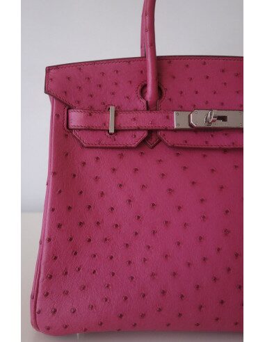 Sac Hermes Birkin 30 autruche