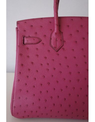Sac Hermes Birkin 30 autruche