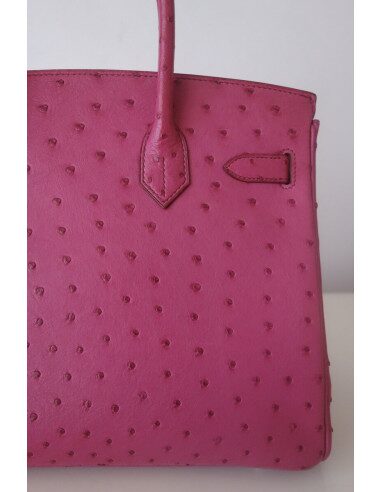 Sac Hermes Birkin 30 autruche