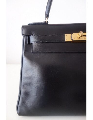 Sac Hermes Kelly noir 28