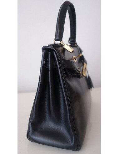 Sac Hermes Kelly noir 28