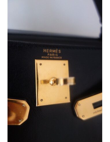 Sac Hermes Kelly noir 28