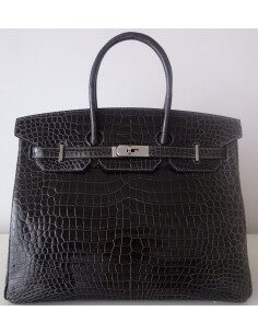 sac Hermes Birkin 35 crocodile