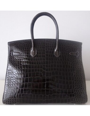 sac Hermes Birkin 35 crocodile