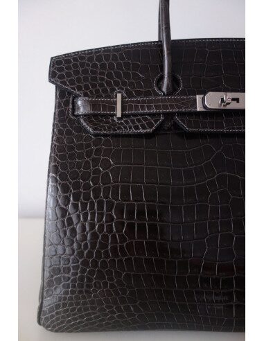 sac Hermes Birkin 35 crocodile