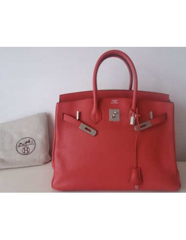 Sac Hermes Birkin 35 rose Jaipur