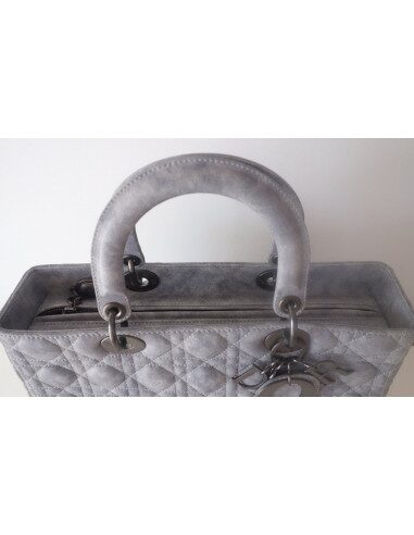 Sac Lady Dior cuir Gm
