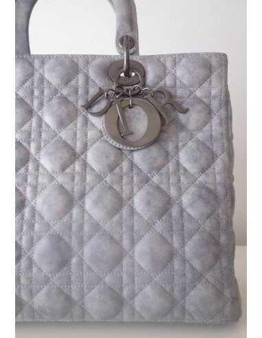 Sac Lady Dior cuir Gm