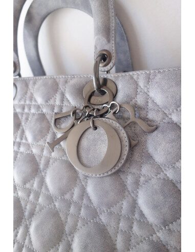 Sac Lady Dior cuir Gm