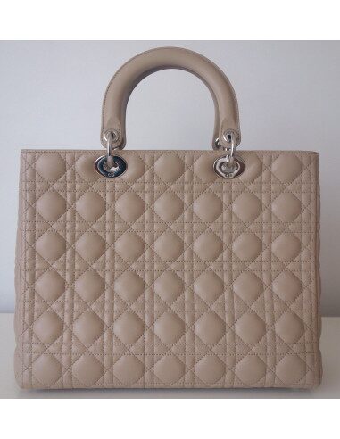 Sac Lady Dior Gm beige