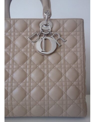 Sac Lady Dior Gm beige