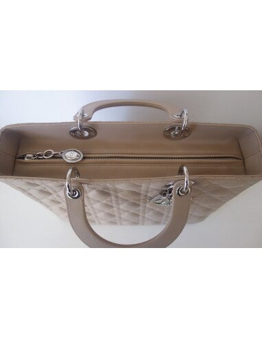 Sac Lady Dior Gm beige