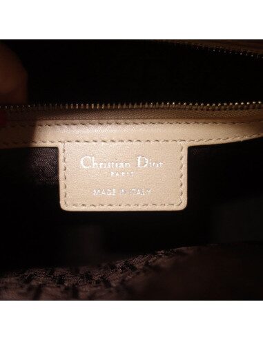 Sac Lady Dior Gm beige + pochette
