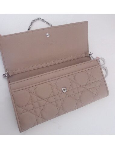 Sac Lady Dior Gm beige + pochette