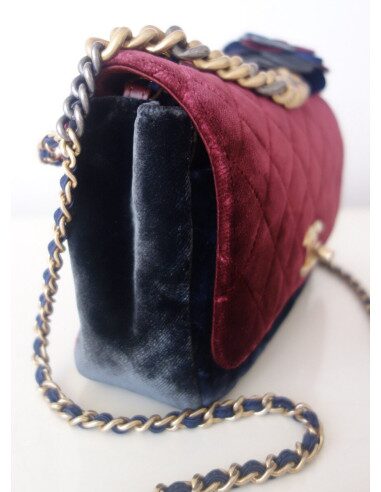 Sac Chanel classique tricolore