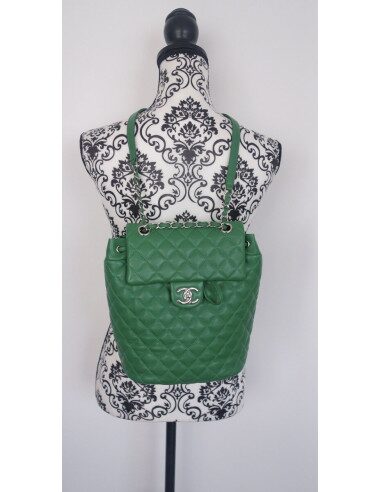 Sac à dos Chanel vert