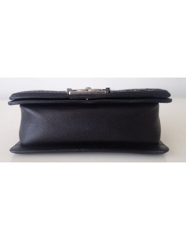 Sac Chanel Boy cuir noir