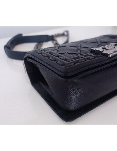 Sac Chanel Boy cuir noir