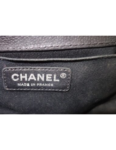 Sac Chanel Boy cuir noir