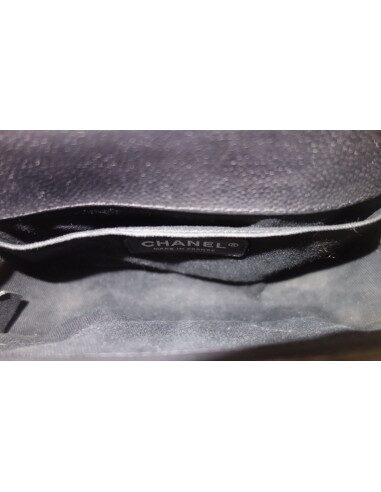 Sac Chanel Boy cuir noir