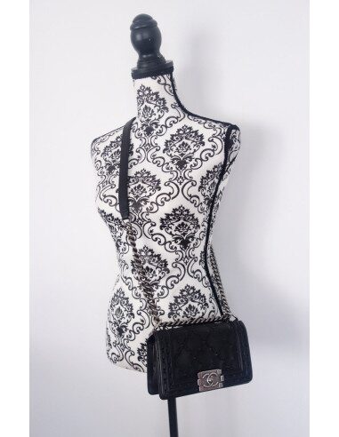 Sac Chanel Boy cuir noir