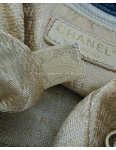 SAC CHANEL CABAS EN JEAN XL