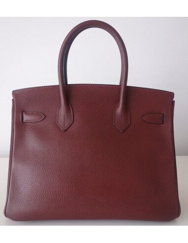Sac Hermes Birkin bordeaux 30