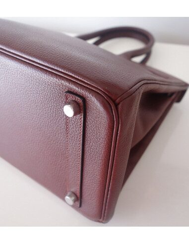 Sac Hermes Birkin bordeaux 30