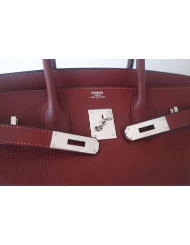 Sac Hermes Birkin bordeaux 30