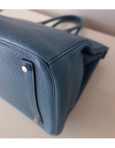 Sac Birkin 35 bleu Jean