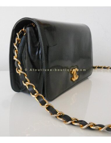 SAC CHANEL VERNI NOIR