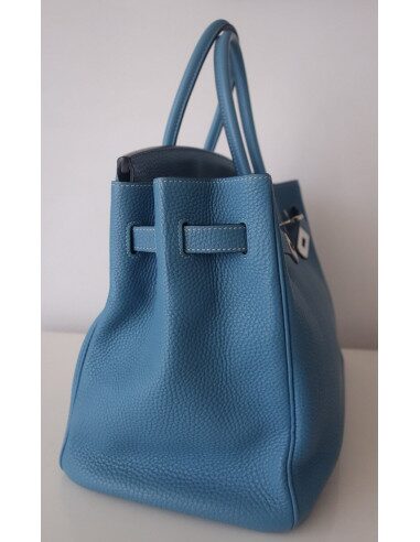 Sac Birkin 35 bleu Jean