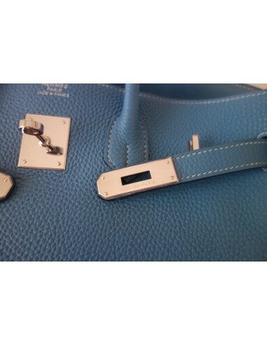 Sac Birkin 35 bleu Jean