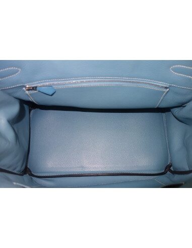 Sac Birkin 35 bleu Jean