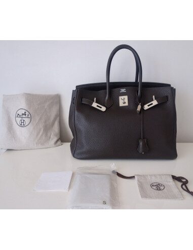 Sac Birkin 35 Hermes graphite