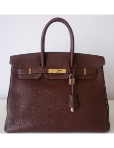 Sac Birkin 35 Hermès marron