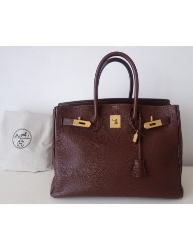 Sac Birkin 35 Hermès marron