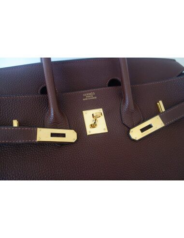 Sac Birkin 35 Hermès marron