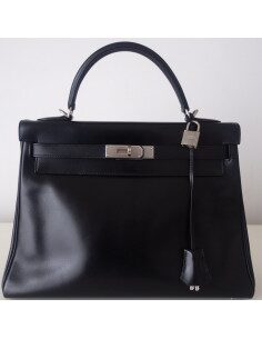 Sac Hermes Kelly noir 32