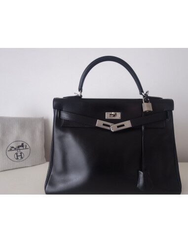 Sac Hermes Kelly noir 32