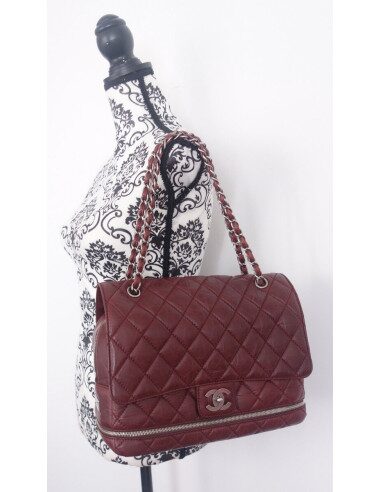 Sac Chanel classique Gm bordeaux