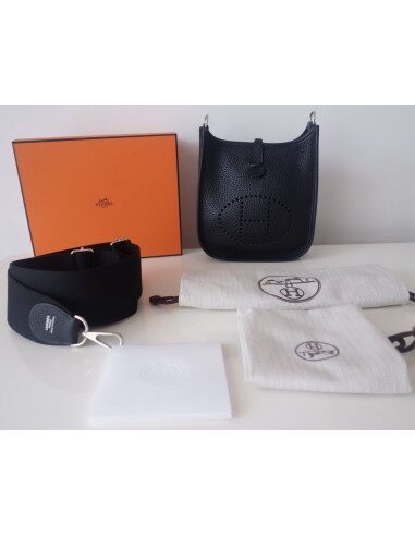 Sac Hermes Evelyne noir