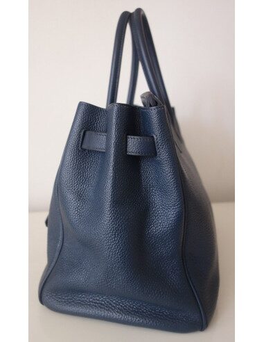 sac Hermès Birkin 35 bleu abysse